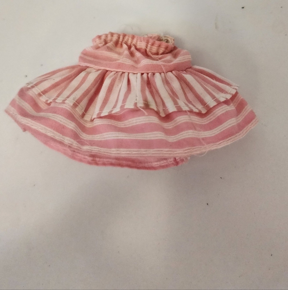 Barbie Skipper Vintage Pink Striped Skirt 80s/90s